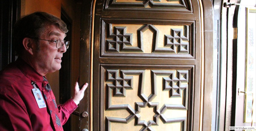 Exiting the guest house Exiting the guest house